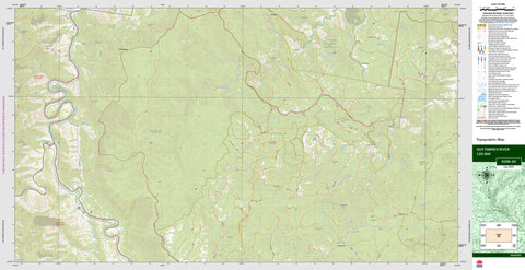 Guy Fawkes River 9338-2S Topographic Map 1:25k