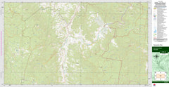 Bulldog Rock 9339-1N Topographic Map 1:25k