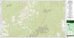 Malara Creek 9339-1S Topographic Map 1:25k
