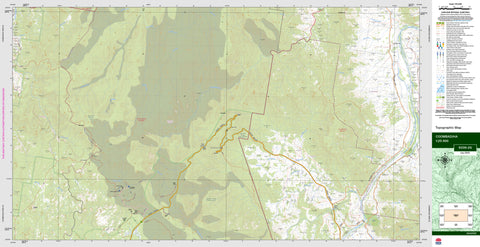Coombadjha 9339-2S Topographic Map 1:25k