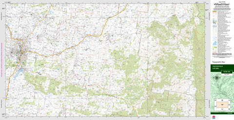 Tenterfield 9339-4N Topographic Map 1:25k
