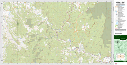 Paddys Flat 9340-1S Topographic Map 1:25k