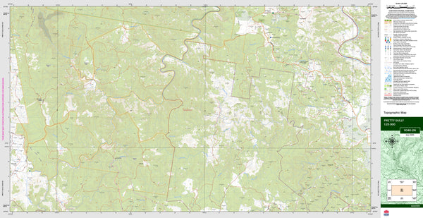 Pretty Gully 9340-2N Topographic Map 1:25k
