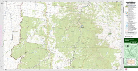 Bookookoorara 9340-3N Topographic Map 1:25k