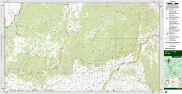 Boonoo Boonoo 9340-3S Topographic Map 1:25k