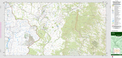 Liston 9340-4S Topographic Map 1:25k