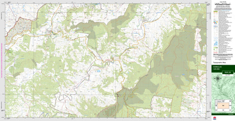 Koreelah 9341-2S Topographic Map 1:25k
