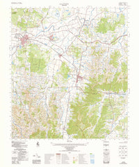 9342-1 Gatton 1:50k Topographic Map