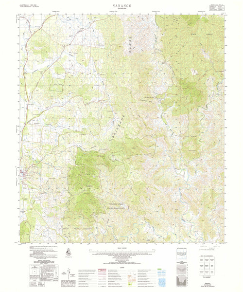 9344-4 Nanango 1:50k Topographic Map