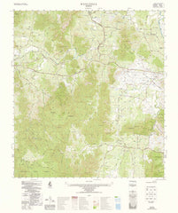 9345-1 Woolooga 1:50k Topographic Map