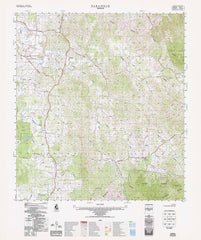 9345-3 Barambah 1:50k Topographic Map