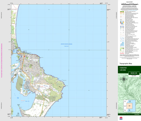 Forster 9433-4S Topographic Map 1:25k