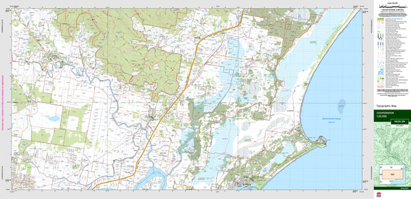 Coopernook 9434-3N Topographic Map 1:25k