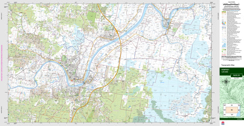 Kempsey 9435-1N Topographic Map 1:25k