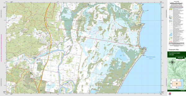 Telegraph Point 9435-2N Topographic Map 1:25k