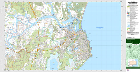 Port Macquarie 9435-2S Topographic Map 1:25k