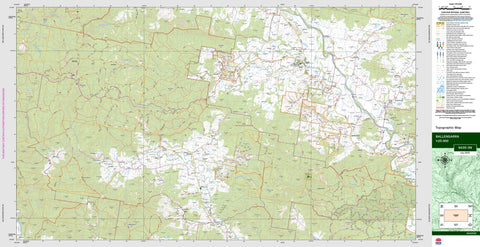Ballengarra 9435-3N Topographic Map 1:25k