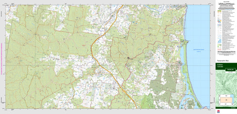 Eungai 9436-2N Topographic Map 1:25k