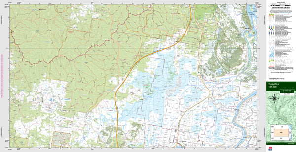 Clybucca 9436-2S Topographic Map 1:25k