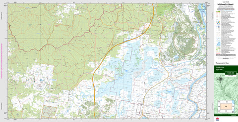 Clybucca 9436-2S Topographic Map 1:25k