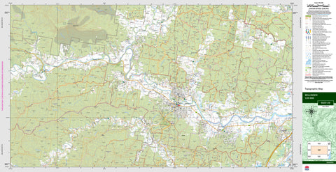Bellingen 9437-2S Topographic Map 1:25k