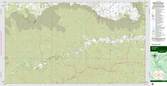 Darkwood 9437-3S Topographic Map 1:25k