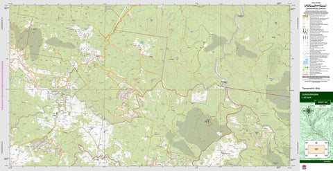 Dundurrabin 9437-4S Topographic Map 1:25k