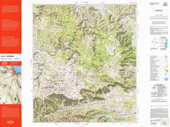 9437 Dorrigo 1:100k Topographic Map