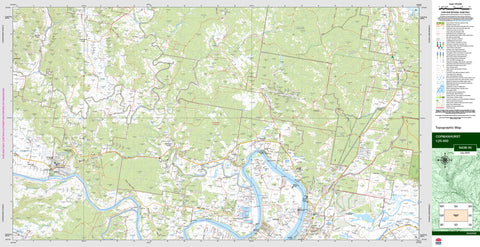 Copmanhurst 9438-1N Topographic Map 1:25k