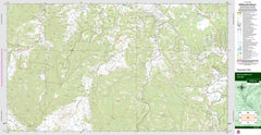Blaxlands Flat 9438-2S Topographic Map 1:25k