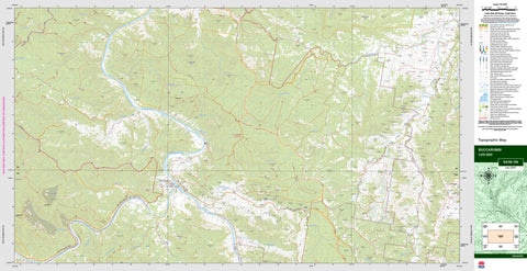 Buccarumbi 9438-3N Topographic Map 1:25k