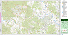 Jackadgery 9438-4N Topographic Map 1:25k