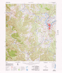 9438 Grafton 1:100k Topographic Map