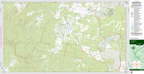 Clearfield 9439-1S Topographic Map 1:25k