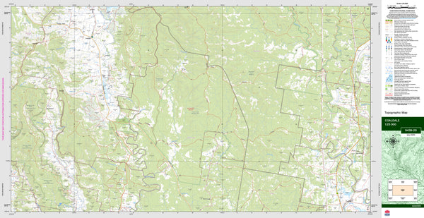 Coaldale 9439-2S Topographic Map 1:25k
