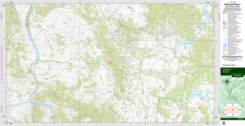 Carnham 9439-3N Topographic Map 1:25k
