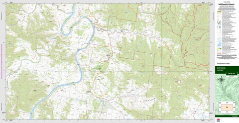 Baryulgil 9439-4S Topographic Map 1:25k