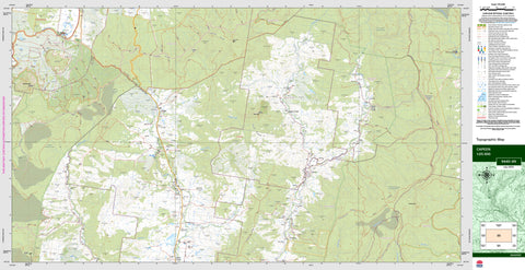 Capeen 9440-4N Topographic Map 1:25k