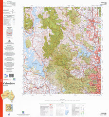 9443 Caboolture 1:100k Topographic Map