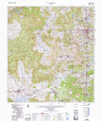 9444 Nambour 1:100k Topographic Map