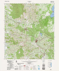 9445-2 Cooroy 1:50k Topographic Map