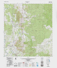 9446-3 Gundiah 1:50k Topographic Map