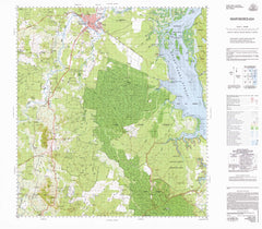 9446 Maryborough 1:100k Topographic Map