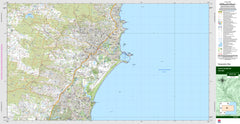 Coffs Harbour 9537-3N Topographic Map 1:25k