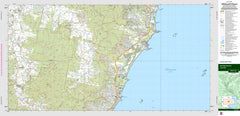 Moonee Beach 9537-4S Topographic Map 1:25k