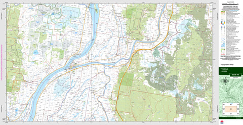 Tyndale 9538-4N Topographic Map 1:25k