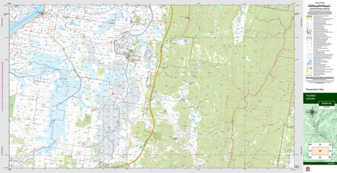 Tucabia 9538-4S Topographic Map 1:25k