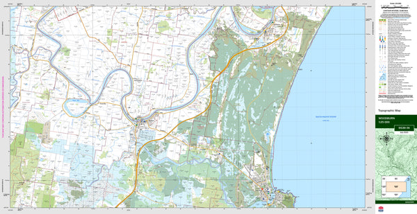 Woodburn 9539-1N Topographic Map 1:25k