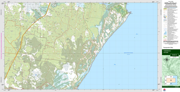 Tabbimoble 9539-1S Topographic Map 1:25k