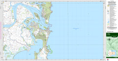 Yamba 9539-2S Topographic Map 1:25k